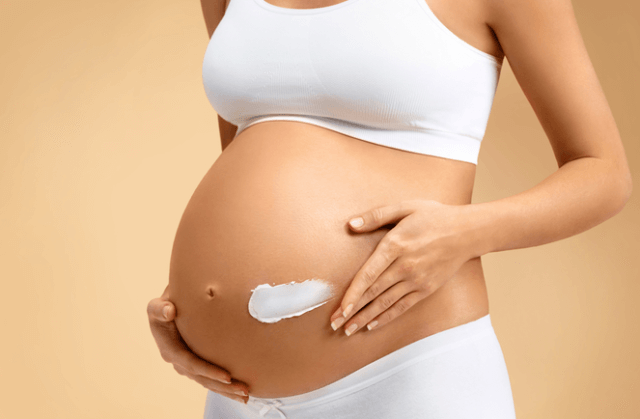 妊娠線予防のマッサージ